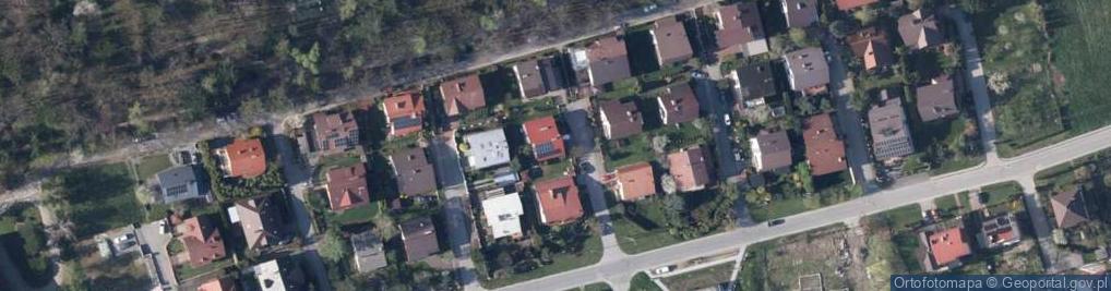 Zdjęcie satelitarne Topolowa ul.
