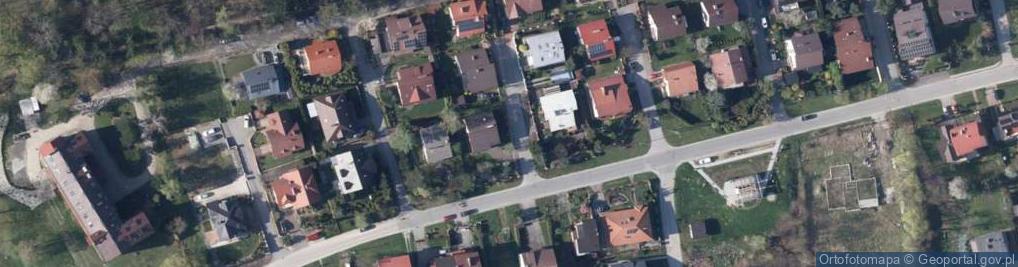 Zdjęcie satelitarne Topolowa ul.