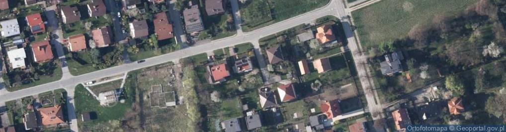 Zdjęcie satelitarne Topolowa ul.