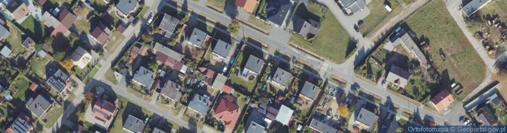 Zdjęcie satelitarne Towarowa ul.