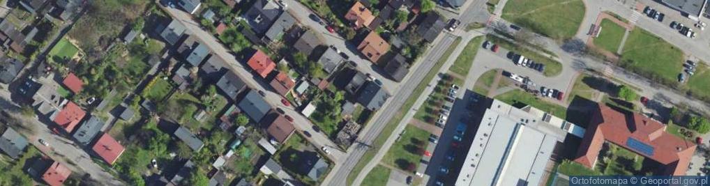 Zdjęcie satelitarne Topolowa ul.