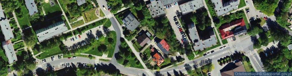 Zdjęcie satelitarne Trzech Diamentów ul.