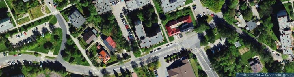 Zdjęcie satelitarne Trzech Diamentów ul.