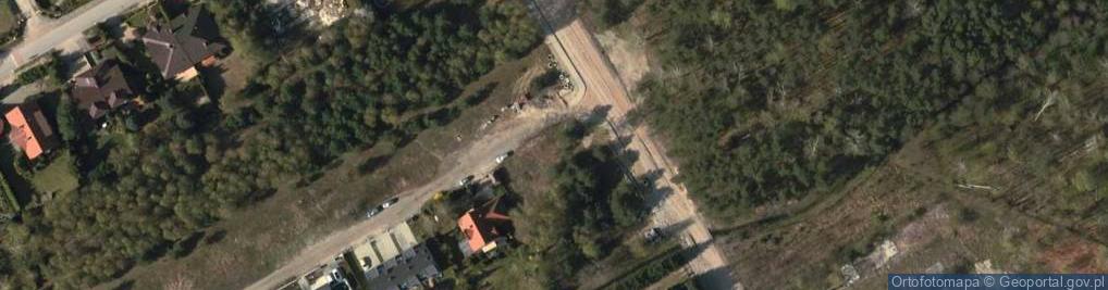 Zdjęcie satelitarne Trzech Dębów ul.