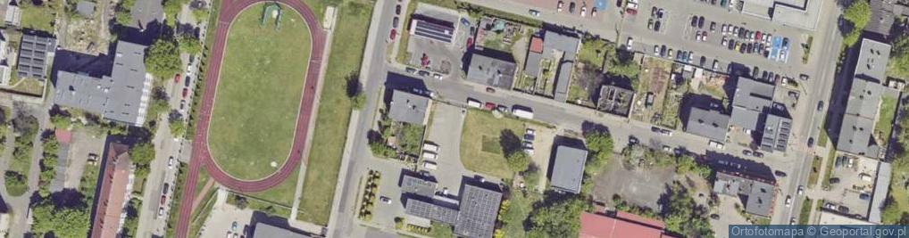 Zdjęcie satelitarne Tramwajarzy ul.