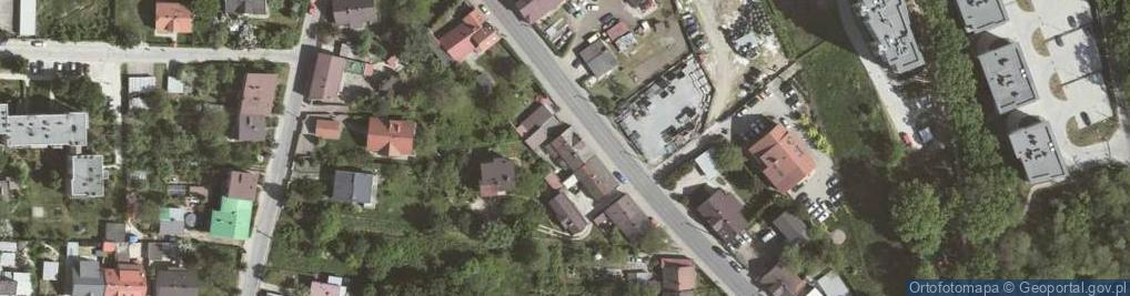 Zdjęcie satelitarne Trybuny Ludów ul.