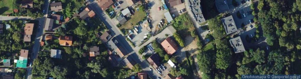 Zdjęcie satelitarne Trybuny Ludów ul.