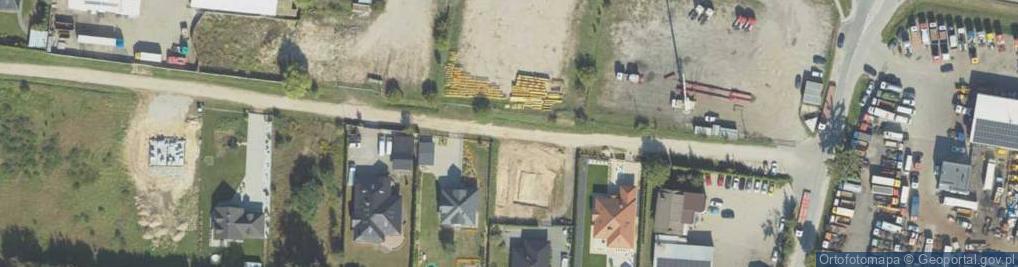 Zdjęcie satelitarne Trzcinowa ul.