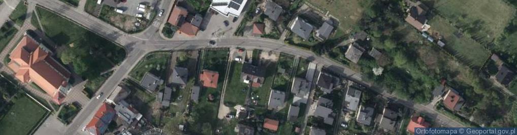 Zdjęcie satelitarne Trzech Krzyży ul.