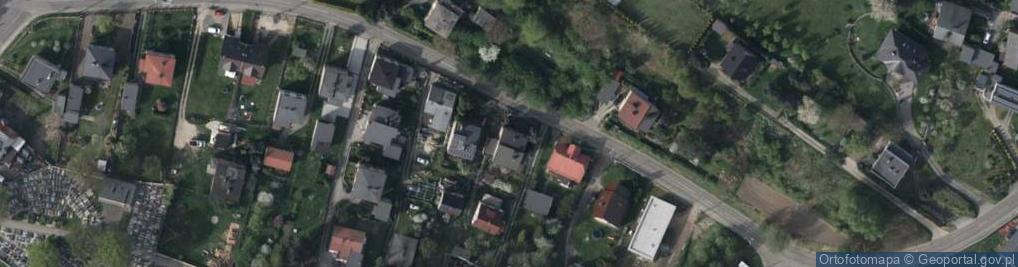 Zdjęcie satelitarne Trzech Krzyży ul.