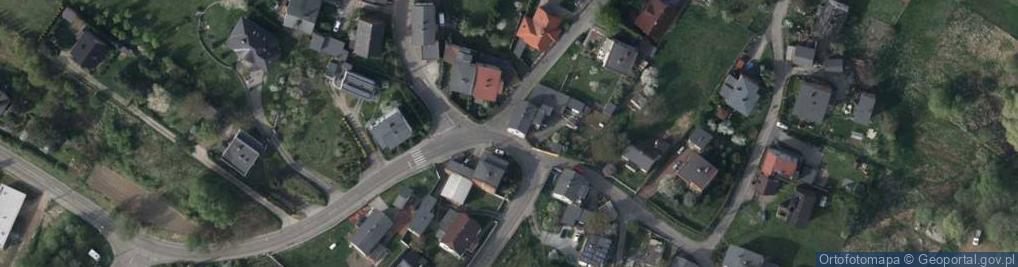 Zdjęcie satelitarne Trzech Krzyży ul.