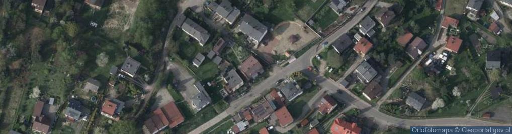 Zdjęcie satelitarne Trzech Krzyży ul.