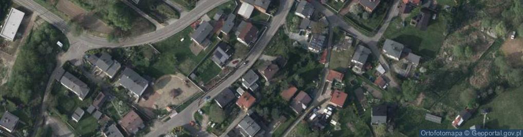 Zdjęcie satelitarne Trzech Krzyży ul.