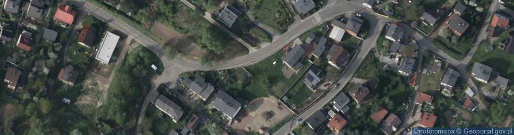 Zdjęcie satelitarne Trzech Krzyży ul.