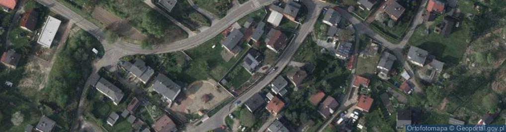 Zdjęcie satelitarne Trzech Krzyży ul.