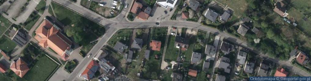 Zdjęcie satelitarne Trzech Krzyży ul.