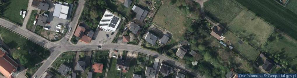 Zdjęcie satelitarne Trzech Krzyży ul.