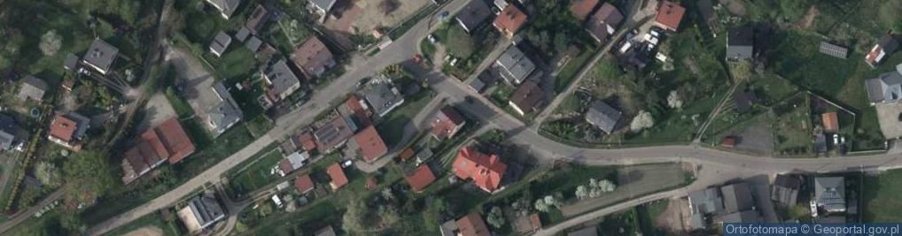 Zdjęcie satelitarne Trzech Krzyży ul.