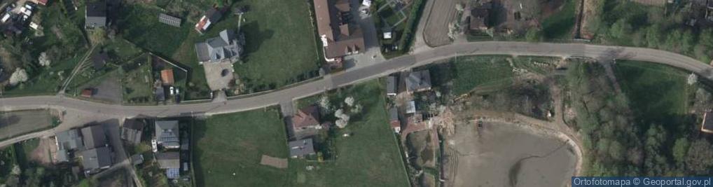 Zdjęcie satelitarne Trzech Krzyży ul.