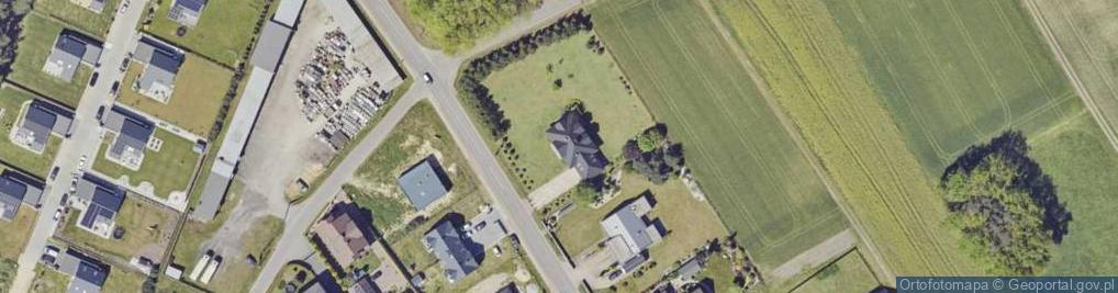 Zdjęcie satelitarne Trzcinowa ul.