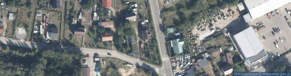 Zdjęcie satelitarne Trzcinowa ul.