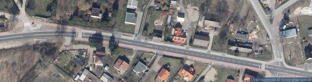 Zdjęcie satelitarne Trzesiecka ul.