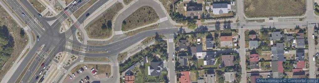 Zdjęcie satelitarne Traktorowa ul.