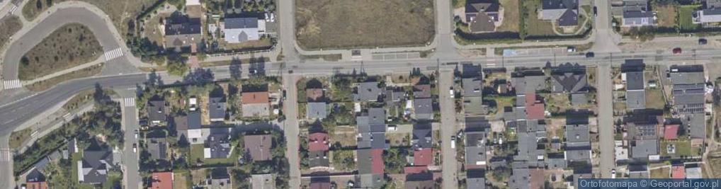 Zdjęcie satelitarne Traktorowa ul.