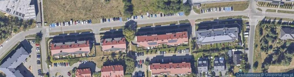 Zdjęcie satelitarne Trzcinowa ul.