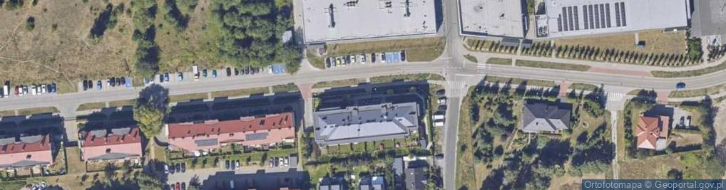 Zdjęcie satelitarne Trzcinowa ul.