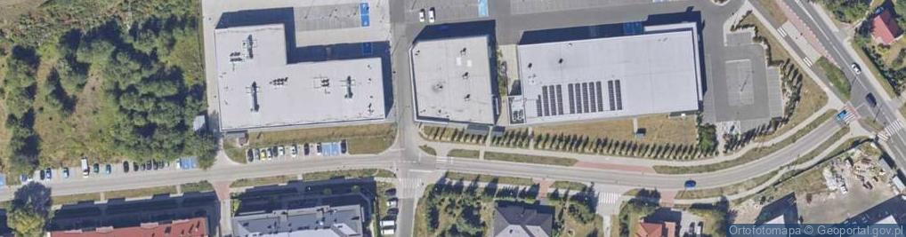 Zdjęcie satelitarne Trzcinowa ul.