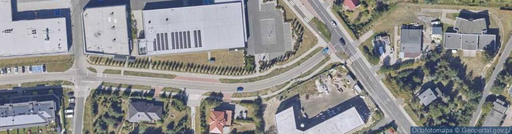 Zdjęcie satelitarne Trzcinowa ul.