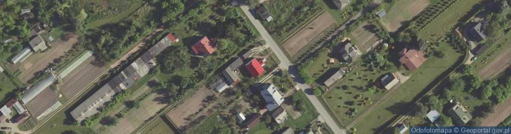 Zdjęcie satelitarne Trawniki-Kolonia ul.