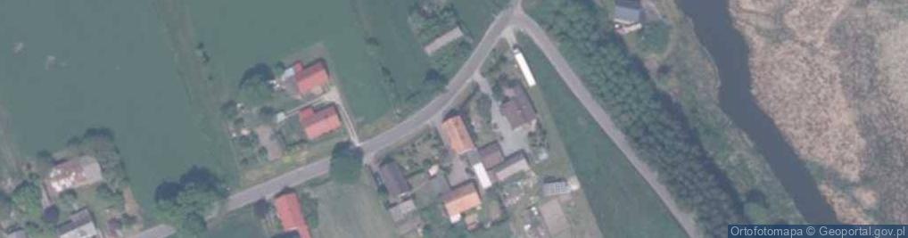 Zdjęcie satelitarne Trzciano ul.