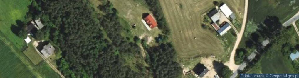 Zdjęcie satelitarne Trzcin ul.