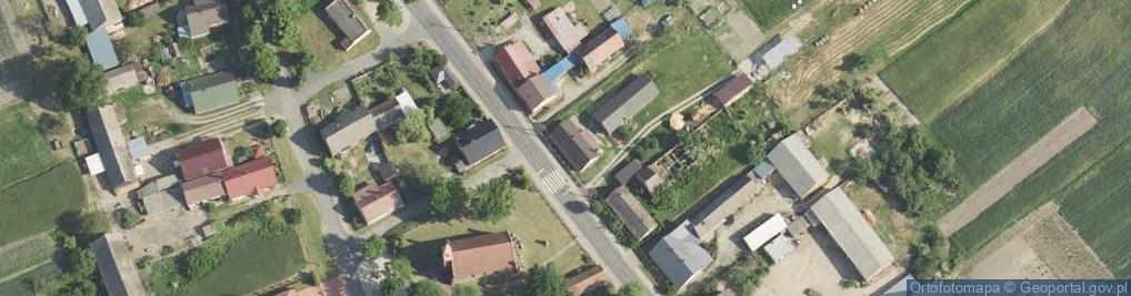Zdjęcie satelitarne Trzebów ul.