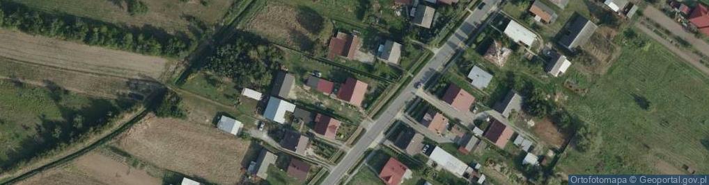 Zdjęcie satelitarne Trześń ul.
