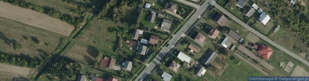 Zdjęcie satelitarne Trześń ul.