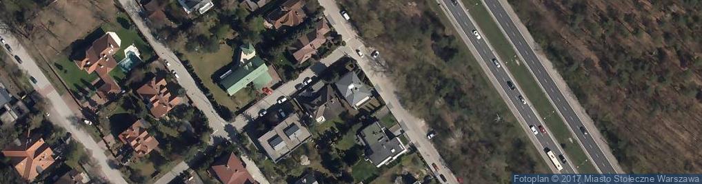 Zdjęcie satelitarne Trylogii ul.