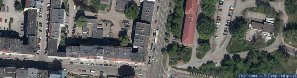 Zdjęcie satelitarne Trzebnicka ul.