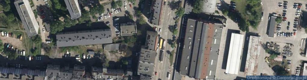 Zdjęcie satelitarne Trzebnicka ul.