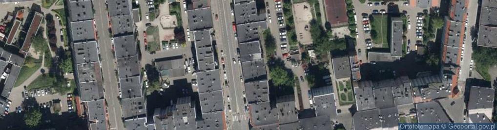 Zdjęcie satelitarne Trzebnicka ul.