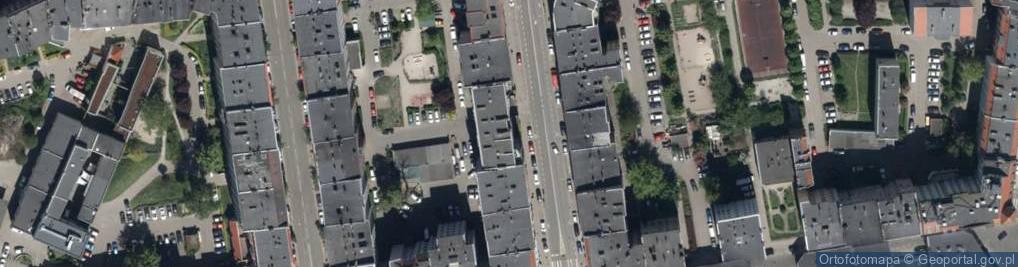 Zdjęcie satelitarne Trzebnicka ul.