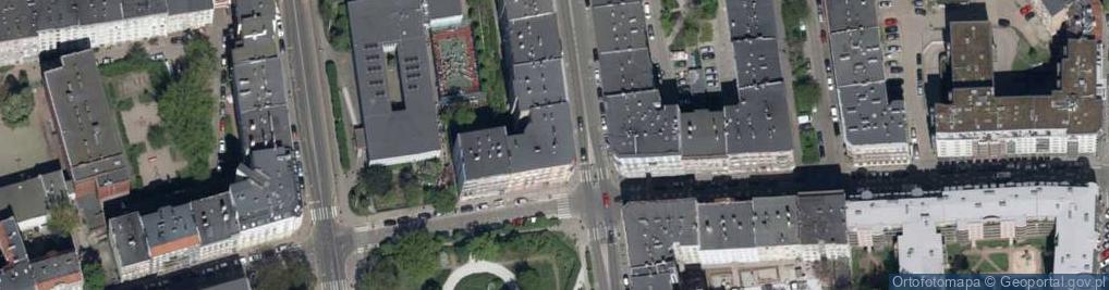 Zdjęcie satelitarne Trzebnicka ul.