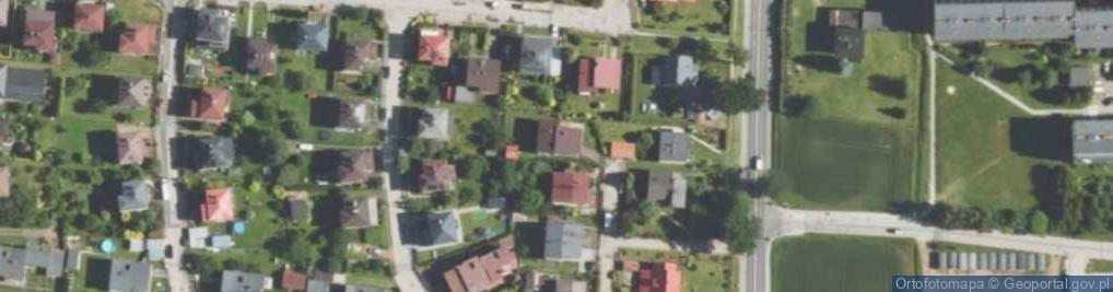 Zdjęcie satelitarne Turystyczna ul.
