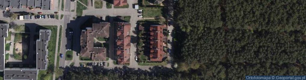 Zdjęcie satelitarne Tuchołkowej Stefanii ul.