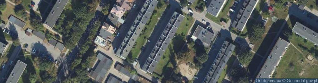 Zdjęcie satelitarne Tucholska ul.