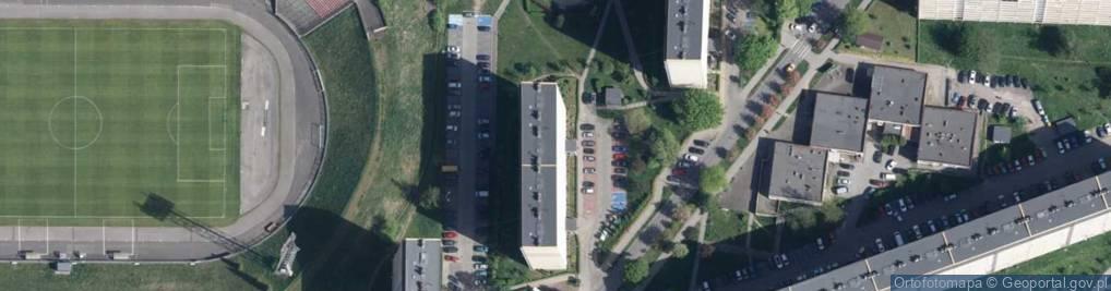 Zdjęcie satelitarne Turystyczna ul.