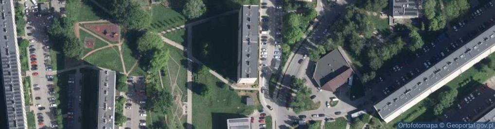 Zdjęcie satelitarne Turystyczna ul.