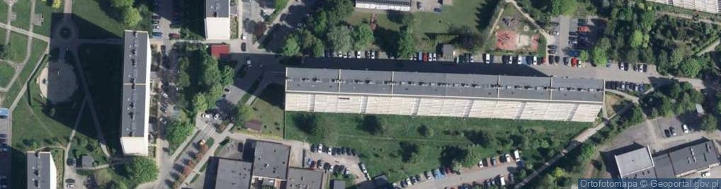 Zdjęcie satelitarne Turystyczna ul.